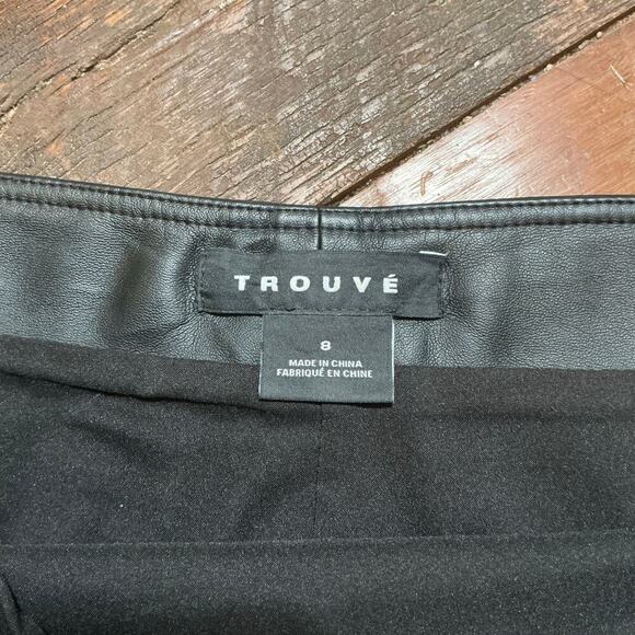 Trouvé Vegan Leather Fringe Mini Skirt - Picture 2 of 4